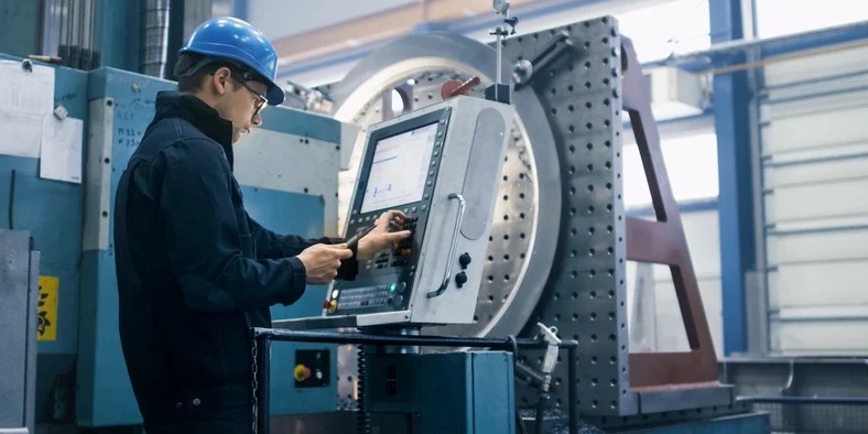 CNC Operator at Work